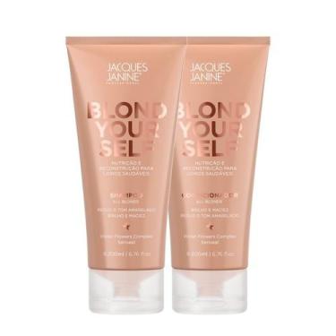 Imagem de Kit Jacques Janine Blond Yourself Shampoo Sem Sal e Condicionador Mati