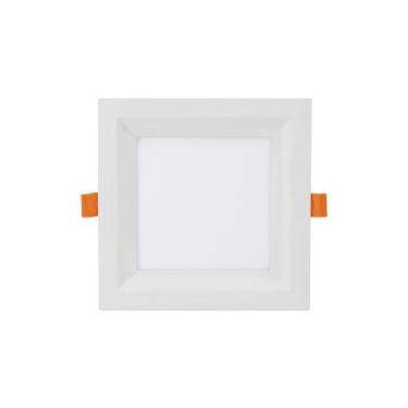 Imagem de Painel LED Quadrado LUX Recuado Embutir - 6W - Taschibra, 3000K