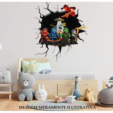Imagem de Adesivo de Parede Ninjago Mod01 - Lojinha da Luc Adesivos
