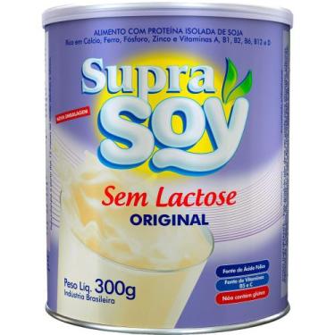 Imagem de Leite Supra Soy Sem Lactose Original com 300g - JOSAPAR