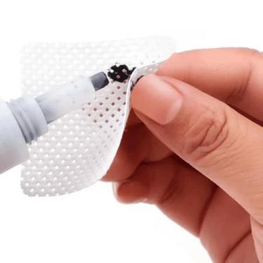 Imagem de Lenço Para Higienização Do Bico de Cola Extensão De Cílios Cor Branco 
