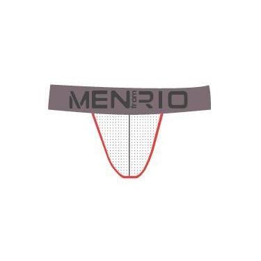 Imagem de Cueca sexy undies 5cm branco e cinza - Men From Rio, XG