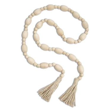 Imagem de COLAR DECORATIVO EM MADEIRA NATURAL MART 163cm