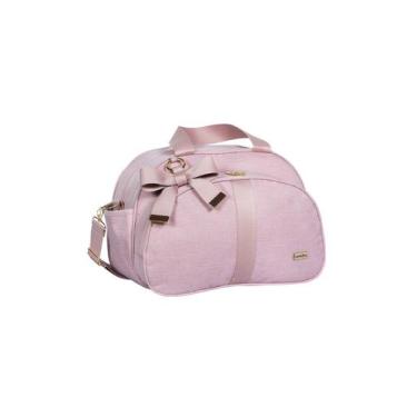 Imagem de Bolsa Maternidade Lyssa Baby Linho Rosé