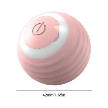 Imagem de Bolinha smart interativa recarragavel para gato - bazar criativo, ROSA