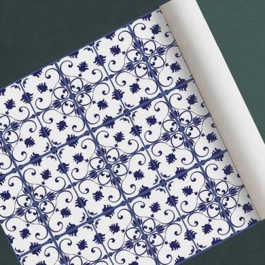 Imagem de Papel de parede adesivo azulejo ladrilho modelo português - D. Lima Pr