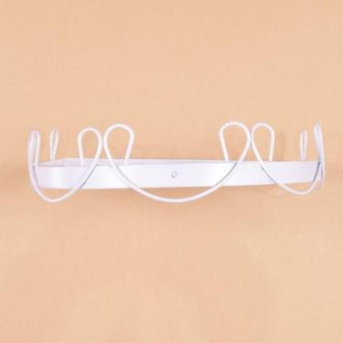 Imagem de Mosquiteiro de Voil Berco Com Dossel Branco Arabesco Unisex - Amora Ca