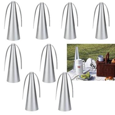 Imagem de Repelente Ventilador Portatil Afasta Mosquito Mosca Insetos Kit 8 Uni 