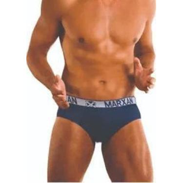 Imagem de Cueca Marxan Slip em Algodão com Elástico Exposto 95 Kit C/3