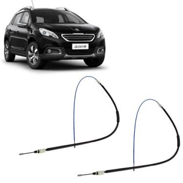 Imagem de Par Cabo Freio Mão Traseiro Peugeot 2008 Griffe 2015 2016 2017 2018 20
