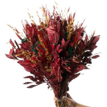 Imagem de Buque de Flor Secas Desidratada Diversos - Preço Ceia Decorar Casament