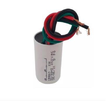 Imagem de CAPACITOR  PARTIDA ACV 3 FIOS 1,5uF + 2,5uF X 250V - 04 PÇS - TEBERA