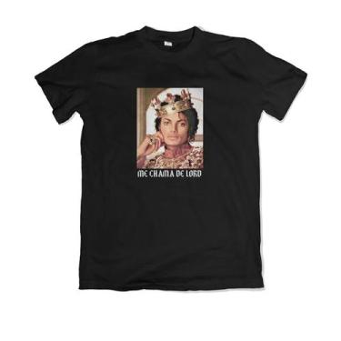 Imagem de Camiseta Básica Michael Jackson - Percepção Camisetas, Preto, GG