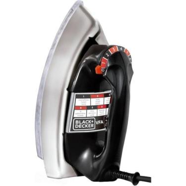 Imagem de Ferro de Passar a Seco 1100W 7 Níveis Temperatura Black&Decker VFA1110