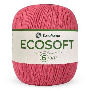 Imagem de Barbante Ecosoft EuroRoma nº06 422g, 1070 MELANCIA
