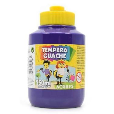 Imagem de Tinta Guache Acrilex 250ml, 516 - VIOLETA