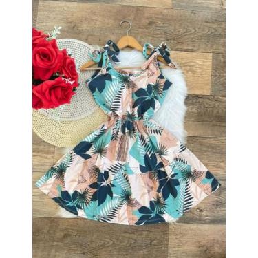 Imagem de Vestido Feminino Rodado Estampado Alça de Amarrar 36 ao 40 0358 - Bell
