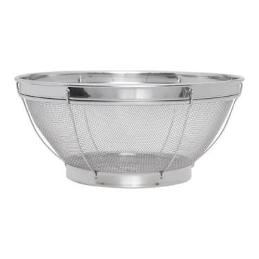 Imagem de Escorredor de Arroz 21,5cm Multiuso de Aço Inox - Mimo Style