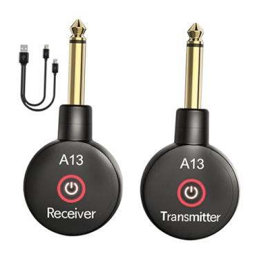 Imagem de Esquirla Receptor Transmissor de de Guitarra Sem Fio para Guitarristas Recarregável