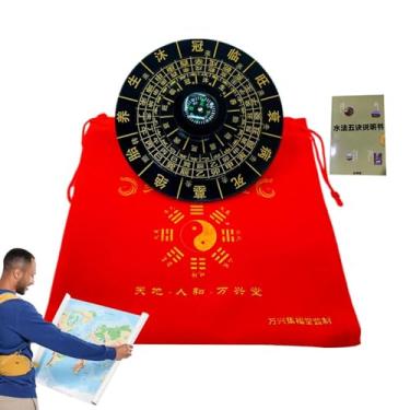 Imagem de Bússola de caminhada,Bússola ao ar livre,Camping Survival Caminhadas Equipamento Homens Caminhadas Auxílios | Posicionamento automático de equipamento de caminhada multifuncional, bússola residencial