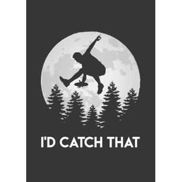 Imagem de Notizbuch A4 dotted, gepunktet, punktiert mit Softcover Design: Disc Golf Spruch I d catch that Ultimate Frisbee Geschenk: 120 dotted (Punktgitter) DIN A4 Seiten