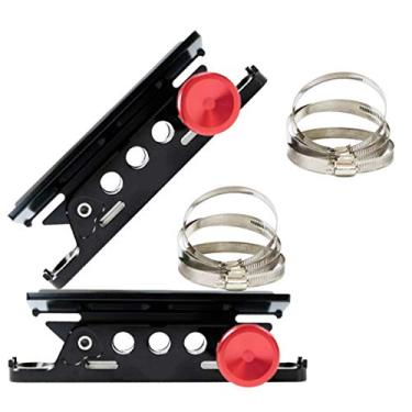 Imagem de AUFER 2Pcs Veículo Universal Roll Bar Garrafa / Extintor de Incêndio Suporte de Montagem Compatível com para Jeep Wrangler Gladiator Ford Bronco Utv Polaris Rzr Can Am Atv, Ajustável, Alumínio