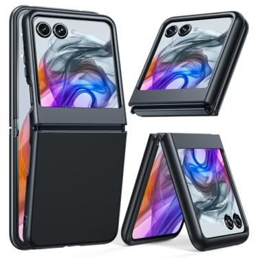 Imagem de FNTCASE Capa para Motorola Razr-2024/2025: Capa protetora para celular Moto Razr 50/60 translúcida fosca fina, leve, resistente a arranhões, durável, resistente, à prova de quedas, à prova de choque