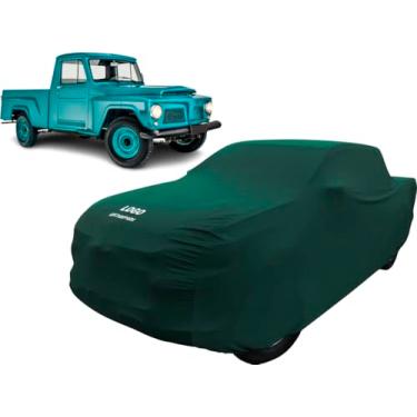 Imagem de Capa Camionete Ford F-75 Tecido Helanca Resistente (Verde)