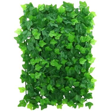 Imagem de Placa de Folhagem Artificial Verde, 40 x 60 cm, Decoração para Ambientes Internos, Casa, Festas e Escritório