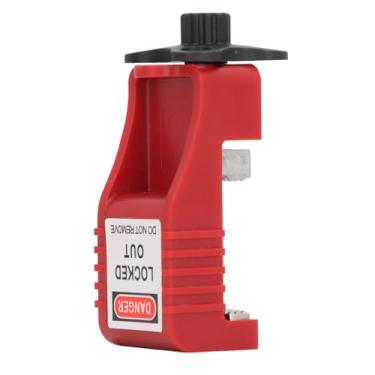 Imagem de Dispositivo de Bloqueio de Disjuntor, Braçadeira Ajustável de Metal Em Produtos de Etiquetagem de Bloqueio Com Design de Dente de Serra de Liga, Máximo de 46 Mm para Gerador