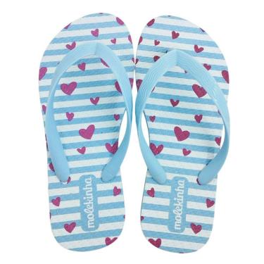 Imagem de Chinelo Dedo Infantil Menina Casual Dia a Dia Escola Passeio Praia Molekinha 2364.300