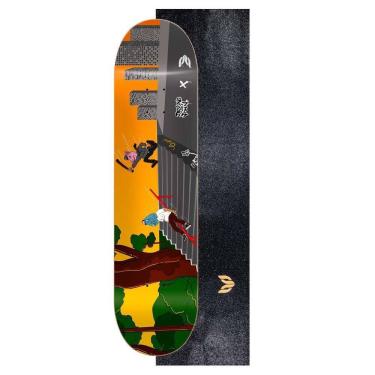 Imagem de Shape Cisco Skate Fiber Decks Manobra Certa 8.0 + Lixa Embo