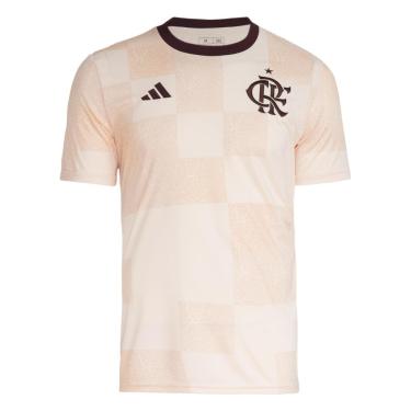Imagem de Camisa Pre Jogo Flamengo 24/25 Adidas-Masculino