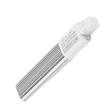 Imagem de Lâmpada Compacta de LED 6W Lâmpada de Tubo Recuada Horizontal para Vários Espaços Internos (GX23)