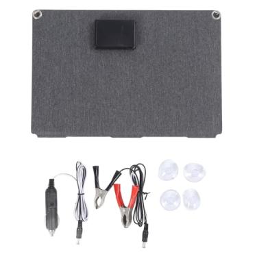 Imagem de Painel Solar Portátil de 40 W, Carregador Solar Dobrável de 20 V para Estação de Energia, Impermeabilização de Alta Eficiência para Camping Carregador Solar Portátil para
