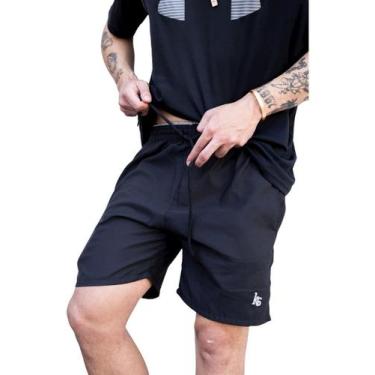 Imagem de 1 Short Bermuda 2 Bolsos Tactel Bordado Na Barra Verão 042 - KSFRENTS,