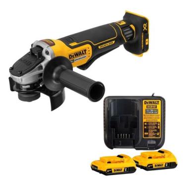 Imagem de Esmerilhadeira Angular 4-1/2 20V MAX Sem Fio com 2 Baterias 2Ah e Frei