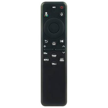 Imagem de Controle remoto de voz de substituição compatível com Samsung QN80D QN85D QN800C Series Neo QLED 4K 8K Smart Tizen TV QN65QN80DBFXZA QN85QN800CFXZA QN55QN85DBFXZA QN65QN85DBFXZA QN75QN85DBFXZA ZA QN8