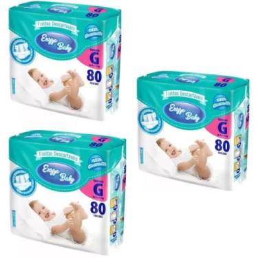 Imagem de KIT 3 PCT Fraldas Descartáveis Atacado Barato Enzzo Baby Pacotão Todos