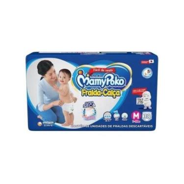 Imagem de Fralda Calça Mamypoko Super Seca Azul 01 Pacote Tamanho M  06-10kg 36 