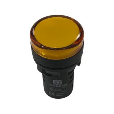 Imagem de Sinaleiro cew-sm3-e-26 monobloco amarelo 22 mm 24v - cod. 10046542 - W
