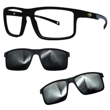 Imagem de Oculos Mormaii 6127 Swap 5 AAS Com 2 Clipons Cinza e Prata, Cinza, Pra