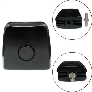 Imagem de Dobradiça Horizontal Basculante 1123 Vidro Temperado Preto