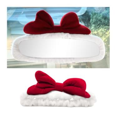 Imagem de Bittwee Capa de espelho retrovisor de carro, elástico interior automotivo, confortável, protetor de espelho retrovisor, acessórios decorativos para meninas, mulheres, homem, presente, universal para