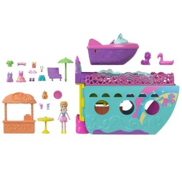 Imagem de Boneca e Barco Unicórnio - Mattel HWP26