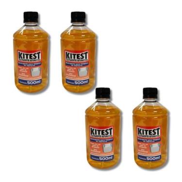 Imagem de Kit Com 4 Detergentes para Limpeza Bico Ultrassom 500ml - Kitest