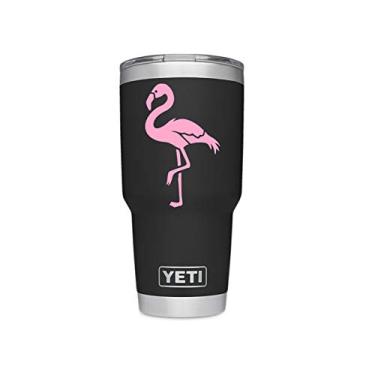 Imagem de ViaVinyl Decalque flamingo. Perfeito para canecas e copos Yeti e RTic, iPhone e Android, MacBook e laptops, iPads e tablets e muito mais! (rosa macio)