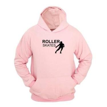 Imagem de Moletom Masculino Canguru Capuz Estampa Roller Skates-Masculino