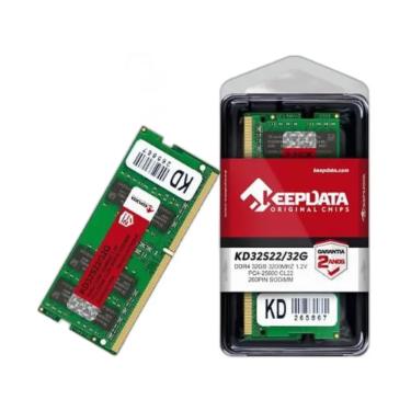 Imagem de Memória ram Keepdata p/ Notebook 32gb 3200MHz DDR4 KD32S22/32G