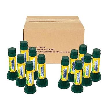 Imagem de Crayola Washable Glue Stick, 0,88 oz, Seca Clear, Pacote de